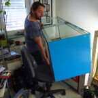 Aquarium 150x50x60 zieht um